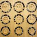 Petoysoso Bead Boards for Jewelry Making, Bamboo Beading Board for Jewelry Bracelet Making, Bracelet Bead Board for Bracelet, Jewelry Making Supplies, Sizes 5" to 8"