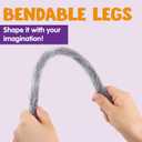 JOYIN 2 Pack 5 Ft Halloween Outdoor Decorations Hairy Gray Spider, Scary Fake Giant Large Spider Haunted House Props, Halloween Lawn Porch Yard Garden Tree Decorations Party Indoor Decor