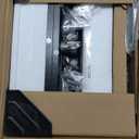 63" W TV Stand with Mount for 50, 55, 65, 75" TV, Entertainment Center with Power Outlet and LED Lights, Height Adjustable TV Console Table with Open Storage Shelves and Fabric Drawers (Black)