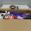 FVBADE [30000 Game in 1] 70S Pandora Box mini Arcade Console for Children Compatible PC & Projector & TV ,3D Games 1-4 Players Double Joystick Favorite List Game Category Save/Search/Hide/Pause Games (Red)