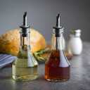 KegWorks Glass Syrup Bottle with Stainless Steel Pourer,transparent - 8 oz