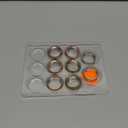 8 Pack Cover Compatible with Oura Ring Gen 4/Oura Ring Gen 3 Horizon/Heritage,Charging Derectly,Matte Texture Wear-Resistant Anti-Scratch TPU Protector for Women Men Working Out Gym(B,Size 10) (Gold*2+Silver*2+Rosegold*2+Pink*2)