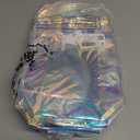 Sherr 16 Pcs Holographic Small Gift Bag Reusable Iridescent Clear Bags for Women PVC Plastic Goodie Holder with Handles for Shopping Christmas Holiday Gift Party Favor(5.91" x 6.3" x 2.76",Rainbow)