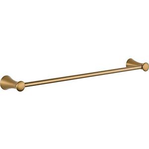 Delta Lahara (1-Pack) 18'' Towel Rack for Bathroom Champagne Bronze Towel Bar for Bathroom Wall Towel Holder Rod Wall Mounted 73824-CZ