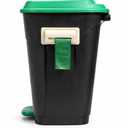 20L/5 Gallon Outdoor Dog Poop Trash Can, Lid Odor Control, Hands-Free Pedal, Removable Inner Bin, Poop Bag Dispenser, Includes Poop Bags and Trash Bags for Inner Bin. Back Yard, Porch, Deck, Garage