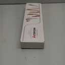 Astercook Knife Set, 13 Pieces Kitchen Knives Set with Healthy Anti-Rust Coating, Dishwasher Safe, Stainless Steel Chef Knife Sets with 6 Blade Guards, Perfect Valentine's Day Gifts for Kitchen (Large, Cream)