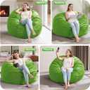 Hobestluk 3FT Bean Bag Chair Giant Bean Bag Chairs for Adults Large Bean Chairs with Removable Cover, Beanbag Chair with Filler, Adult Bean Bag Chairs for Living Room, Bedroom