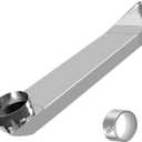 UD48S 4 in stainless steel Dryer Vent Duct 90 Degree Inlet Straight Outlet for Whirlpool Dundas Jafine Lambro Genuine OEM Telescoping Vent Kit 26 To43 in Suitable for all 4in outlets dryer vent