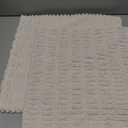 MIULEE Pack of 2 Corduroy Decorative Throw Pillow Covers 18x18 Inch Soft Boho Striped Pillow Covers Modern Farmhouse Home Decor for Sofa Living Room Couch Bed Cream White