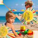 Sun Beach Towel for Kid 30 X 60 Inch Cute Coloful Sun Microfiber Pool Towel Absorbent Quick Dry Beach Towel Sand Free Blanket for Boys Girls Summer Pool Party Supplie Bath Sport Travel for Kids Gift