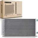 A-Premium Air Conditioning A/C Condenser Compatible with Jeep Compass 2017-2021, Renegade 2015-2021 & Fiat 500X 2016-2018 & Ram ProMaster City 2015-2022, L4 2.4L, Replace# 68273402AA
