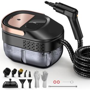 ODSD Steam Cleaner for Home & Car, 15s Fast Heating Handheld Steam Cleaner with 1.6L Tank, 3-Level Pressurized Steamer for Cleaning Tile, Grout, Sofa & Car Detailing