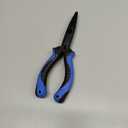 KastKing Intimidator Fishing Pliers, Corrosion Resistant Polymer Coated Fishing Tools, Tungsten Carbide Cutters, Saltwater Resistant Fishing Gear (D:7" Straight Nose)