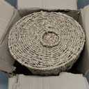 84ECO 3 Gallons Seagrass Waste Basket with Lid and Liner - Wicker Trash Can