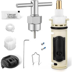1222 Replacement Cartridge for One Handle Posi Temp Shower Cartridge Replacement,Brass & Plastic,with Removal Tool