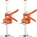 Labor-Saving Arm Jack Multifunctional Construction Jacks, Furniture JacksLift Height 10 inches 300lb Load-Bearing for Installing Windows and Doors, Lifting Furniture, Woodworking Tools (orange)