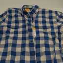 Carhartt Men's 106140 Loose Fit Midweight Short-Sleeve Plaid Shirt, Large 