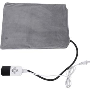 Dog Heating Pad Pet Heating Pad for Dogs Smart Thermostat Switch Adjustable 9 Levels Bite Scratch Proof Timer Short Plush Heated Cat Dog Bed Home