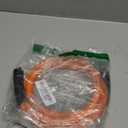 Giraffe Tools Air Hose, 3/8 inch x 6 ft Air Compressor Hose, 1/4 in. MNPT Fittings, Hybrid 300 PSI, Kink Resistant, Lightweight Lead-in Air Hose, All-Weather Flexibility, Orange