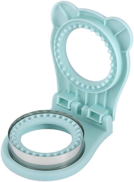 Sandwich Cutter and Sealer, Decruster Sandwich Maker for kids lunch Uncrustable Sandwich MakerEasy for School Lunchbox and Bento Box (Blue)