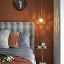 Safiyya 393"x17.7" Dark Orange Peel and Stick Wallpaper Solid Color Wallpaper Dark Orange Contact Paper Self Adhesive Removable Wallpaper for Wall Furniture Vinyl Rolls