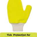 TiCK MiTT Yellow Tick Removal Glove for Humans & Pets - Safely Remove Ticks Effortlessly, Chemical-Free, Durable, Portable Tick Management Tool for Outdoor Adventures & Everyday Use, One Size