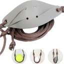 Handmade Leather Throwing Sling Old-Fashioned Slingshot Rock Sling