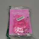 PH PandaHall Mini Closet Furniture Wardrobe Clothing Organizer Open Wardrobe with 40PCS Clothes Hangers 4 Styles Pink Miniature Hangers Mini Furniture Clothing Organizer