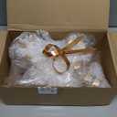 24 Pcs Gold Metal Christmas Bow Ornaments for Christmas Tree Garland Wreath Bulk Bow with Clip Ornament Vintage Indoor Outdoor Home Xmas Party Decorations, 4 x 5 Inches