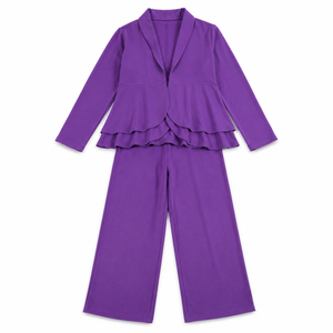 Purple Pants Suit, Medium 