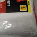 Hanes Mens Undershirt Packs, Stay-Tucked Soft Cotton Undershirts, Best Undershirts for Men, White - 6 Pack (Large)