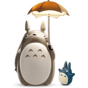 Lenporl Totoro Umbrella LED Night Light Kid's Character Lamp USB Charge (White Belly) Bonus Totoro Tumbler