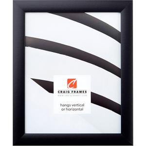 Craig Frames 1WB3BK 11 by 16-Inch Picture Frame, Smooth Wrap Finish, 1-Inch Wide, Black