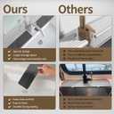 Faucet Mat for Kitchen Sink, Diatomite Stone Drying Sink Protectors, Bathroom Faucet Splash Guard, Quick Dry Water Absorbing, Non-Slip Tray for Kitchen Counter, Gray, 11.8" x 3.9" x 2pcs (Grey)