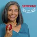 Sea-Bond Secure Denture Adhesive Seals, Fresh Mint Uppers, Zinc-Free, All-Day-Hold, Mess-Free, 30 Count (Pack of 4)