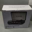 Vinyl Record Player Bluetooth Vintage Portable Suitcase Turntable with Built-in Speakers 3-Speed Belt-Driven Record Player Support RCA Output and Headphone Output