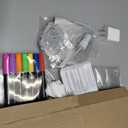 Led Dry Erase Board with Stand for Kids, Led Note Board with Colors Light Up Drawing Board 13.7"X10" Acrylic Message Board Dry Erase Led Notepad Illuminated Board with 7 Color Markers for Gifts Toys