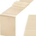 20 Pack Satin Table Runner 12 X 108 Inch Silk Table Runner for Party,Wedding, Birthday, Banquets,Decoration(Champagne)