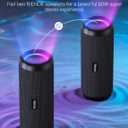 RIENOK Portable Bluetooth Speaker 30W Dual Pairing True Wireless Stereo HD Sound IPX7 Waterproof Outdoor Sport Shower Wireless Speaker Bluetooth 5.3 for Home Party