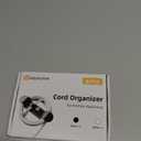 6PCS Cord Organizer for Appliances, Upgraded Kitchen Appliance Cord Wrap, Cord Holder Stick on Pressure Cooker, Coffee Maker, Air Fryer, and Blender(3 Black + 3 White)