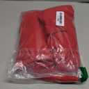 ZESICA Women's Strapless Jumpsuit Casual Off Shoulder High Waist Wide Leg Side Slit Long Romper Playsuits with Pockets (Red) Small