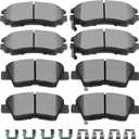 SCITOO D924 D1313 Ceramic Brake Pads Sets Front & Rear Fit For Hyundai For Sonata 2009-2010,For Kia For Soul 2010-2013