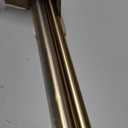 Brass Gold Curtain Rods for Windows 72 to 144, 1 Inch Decorative Antique Brass Curtain Rod Heavy Duty with Adjustable Length & Easy Installation