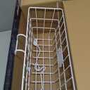 Drive Medical 10200B Walker Basket, Basket for Folding Walker with Cup Holder, White