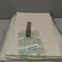 TYEERS Foldable Storage Boxes with Lids 5 Pack Fabric Storage Bins with Lids, Closet Organizers for Clothes Storage, Room Organization, Office Storage, Toys - Beige (5-pcs 14.9x9.8x9.8 in)