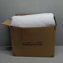 Three Geese Pack of 2 White Goose Feather Pillows King Size- Soft 600 Thread Count 100% Cotton, Medium Firm,Soft Support,White Solid