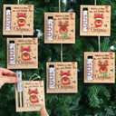 Christmas Money Holders for Cash Gift Wooden Christmas Money Holders Ornament Bulk Xmas Cash Gifts Tree Hanging Ornament Here's a Few Buck for Xmas Holiday Party Favors(6 Pcs,Chic Style)