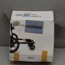 UPPAbaby Piggyback Ride-Along Board for Cruz Stroller Models 2015-2019 - Quick Attachment for Children to Stand + Stroll - 55 lbs. Weight Capacity,Black/Brown