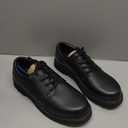 Dr. Scholl's Shoes Men's Harrington II Slip Resistant Work Oxford,Black Leather,9 Wide