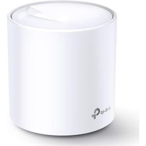 TP-Link Deco WiFi 6 Mesh WiFi System(Deco X20) - Covers up to 2200 Sq.Ft, Replaces Wireless Internet Routers and Extenders, 1-Pack, White